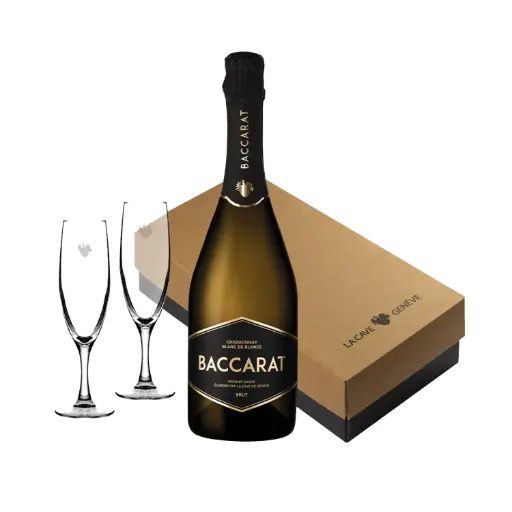 [C117.0000.00] Coffret Flûtes Baccarat Brut blanc de blancs